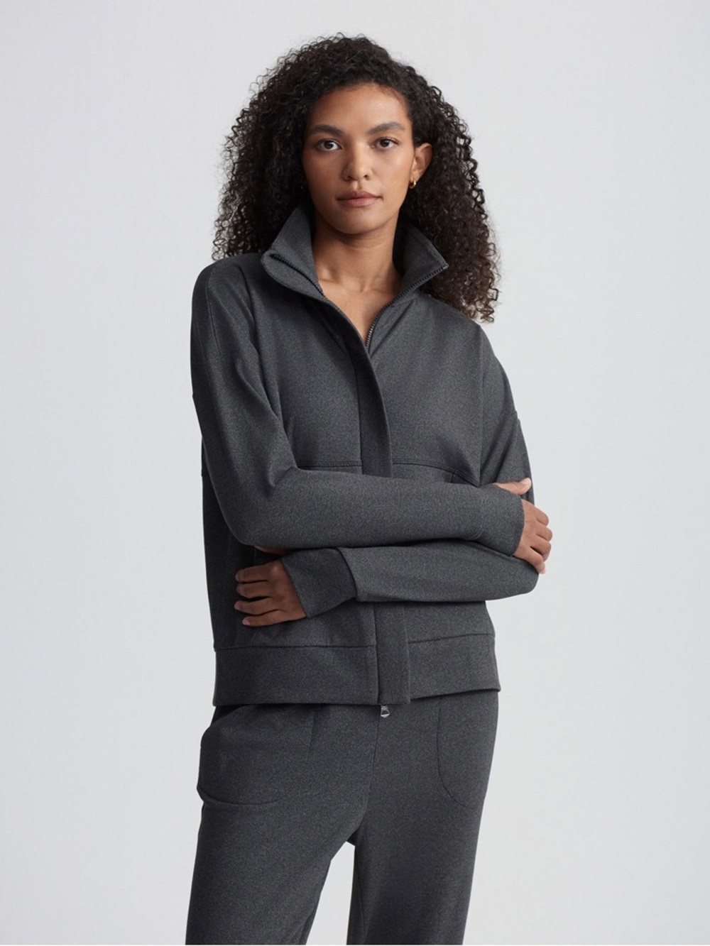 Varley Rozanna Zip-Through Sweat M
